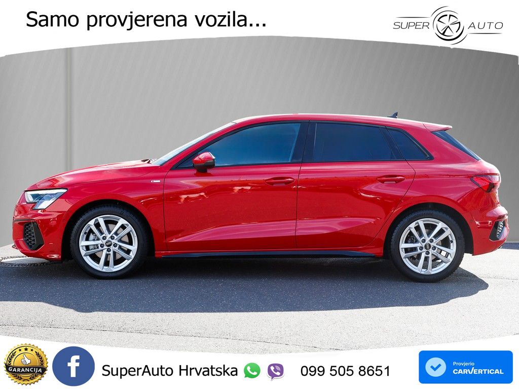 Audi A3 40 TFSI (190 KS) quattro S tronic S line MATRIX+GR SJED+KAM