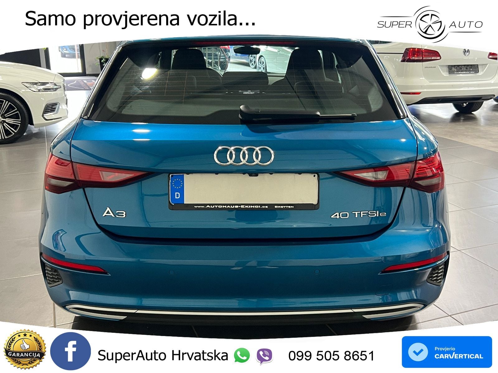 Audi A3 40 TFSIe (204 KS) S tronic LED+GR SJED+ACC