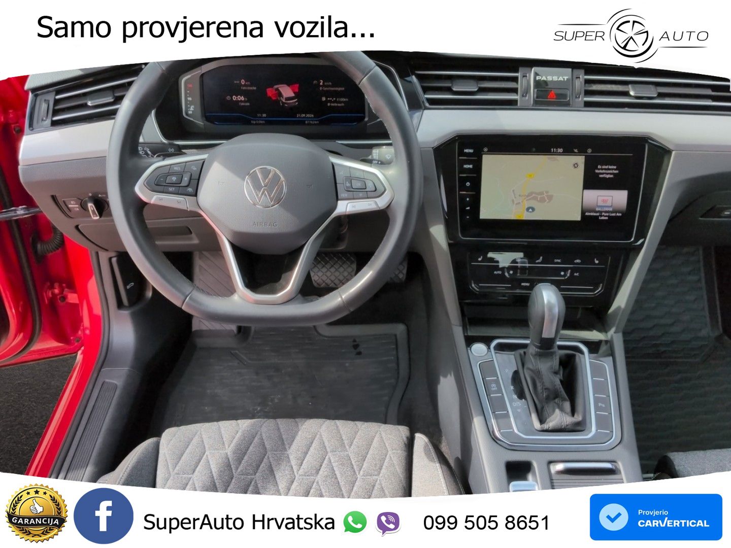 Volkswagen Passat Variant 2.0 TDI (122 KS) DSG LED+GR SJED+ACC