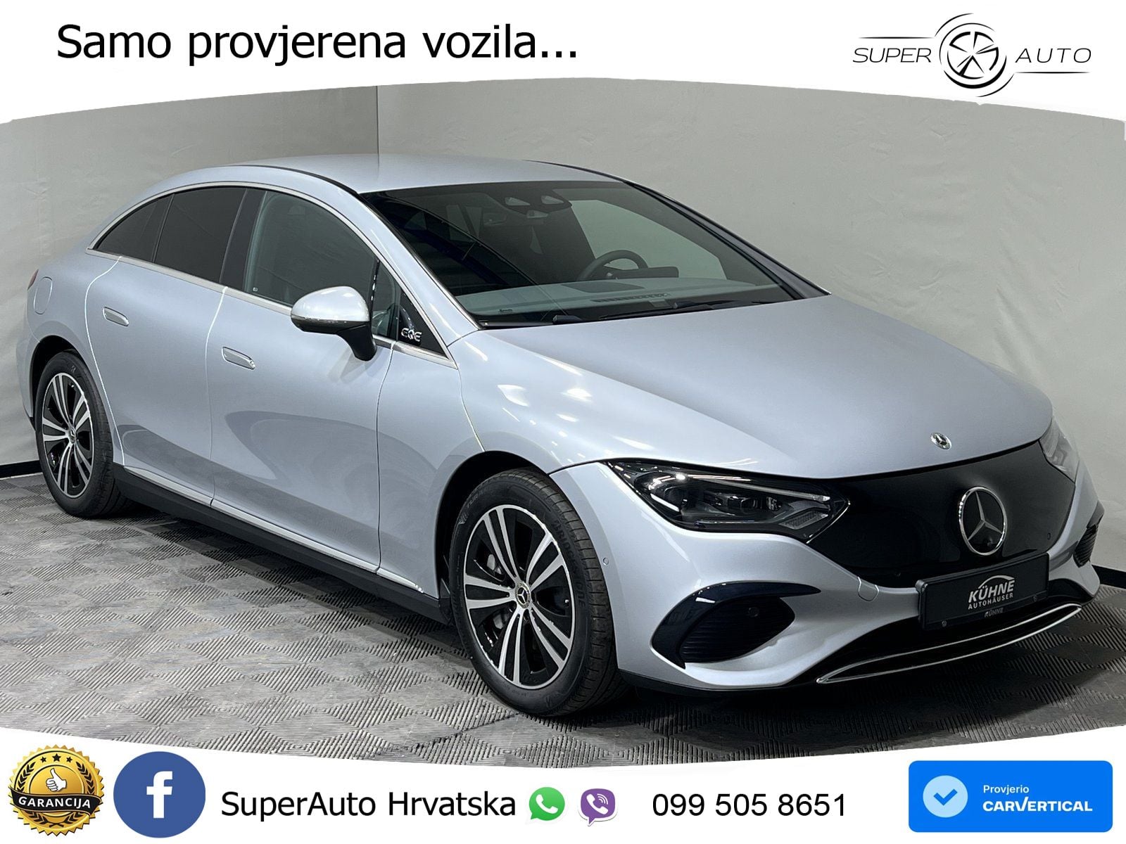 Mercedes EQE 350 98 kWh (292 KS) 4MATIC LED+GR SJED+ACC
