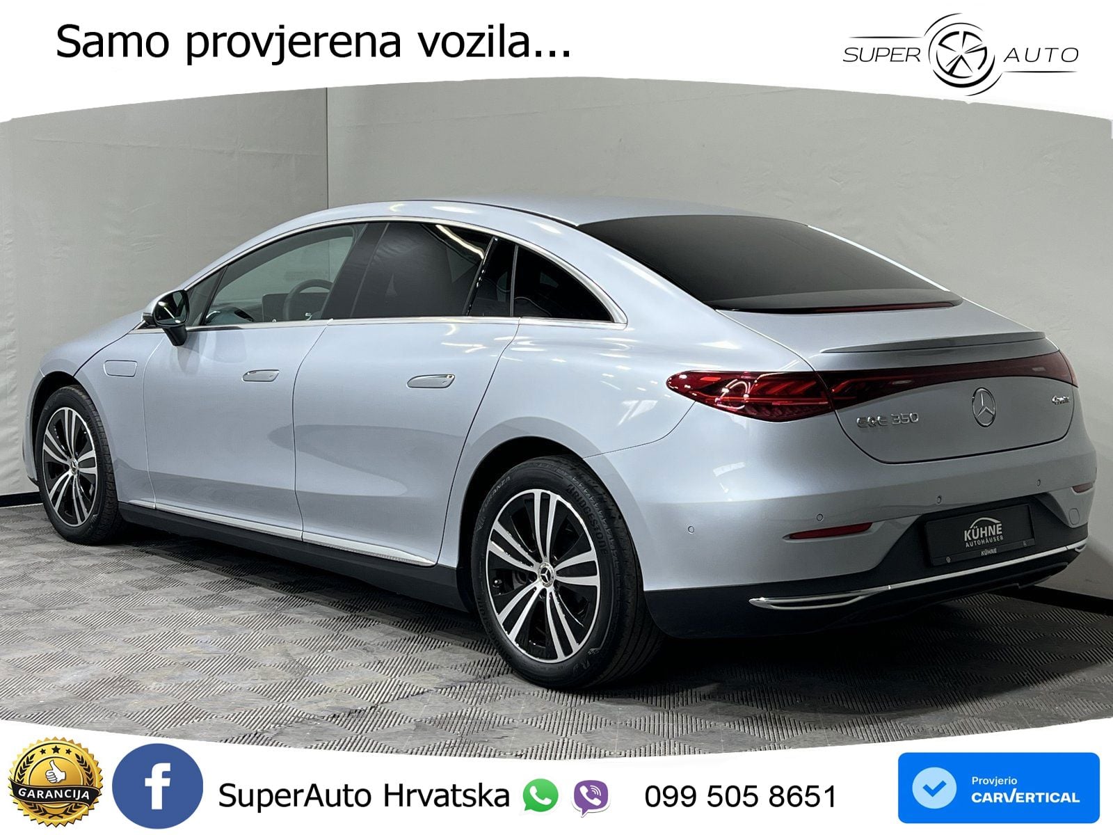 Mercedes EQE 350 98 kWh (292 KS) 4MATIC LED+GR SJED+ACC