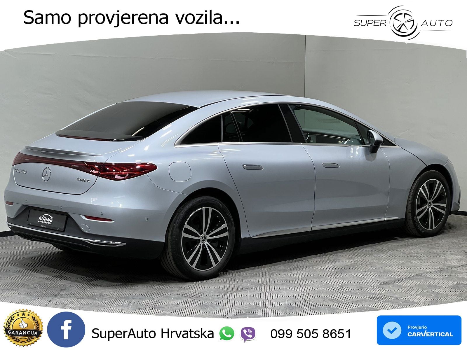 Mercedes EQE 350 98 kWh (292 KS) 4MATIC LED+GR SJED+ACC