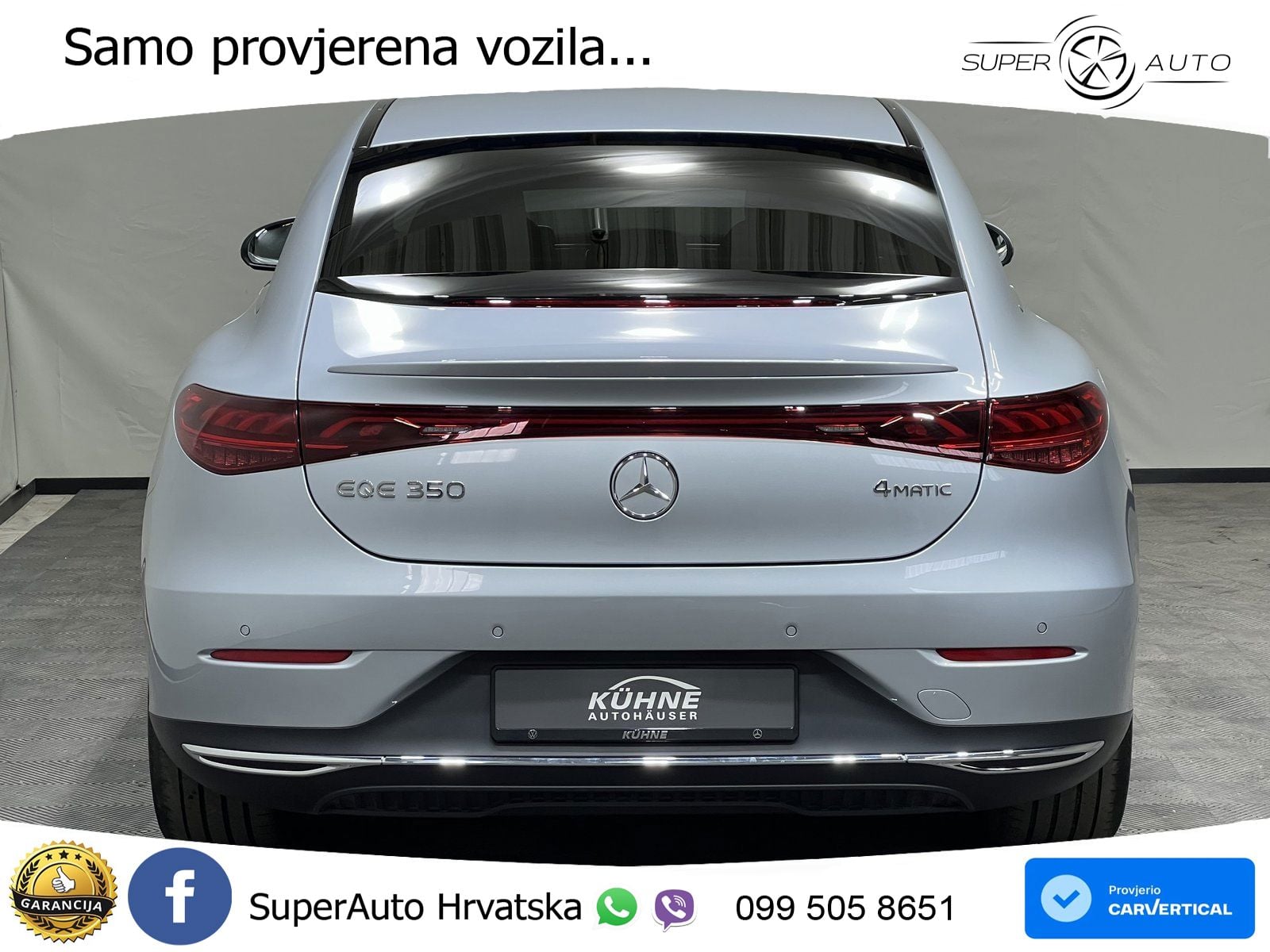 Mercedes EQE 350 98 kWh (292 KS) 4MATIC LED+GR SJED+ACC