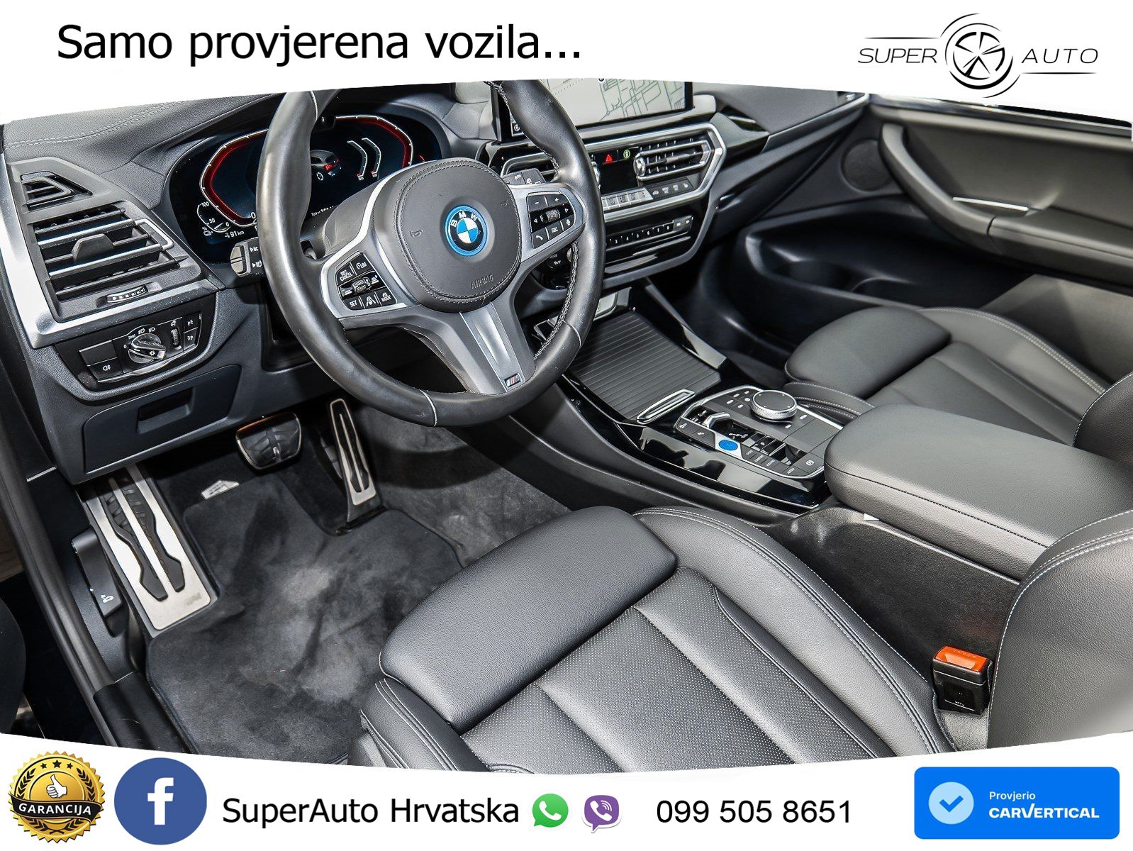 BMW iX3 80 kWh (286 KS) M Sport LED+GR SJED+ACC