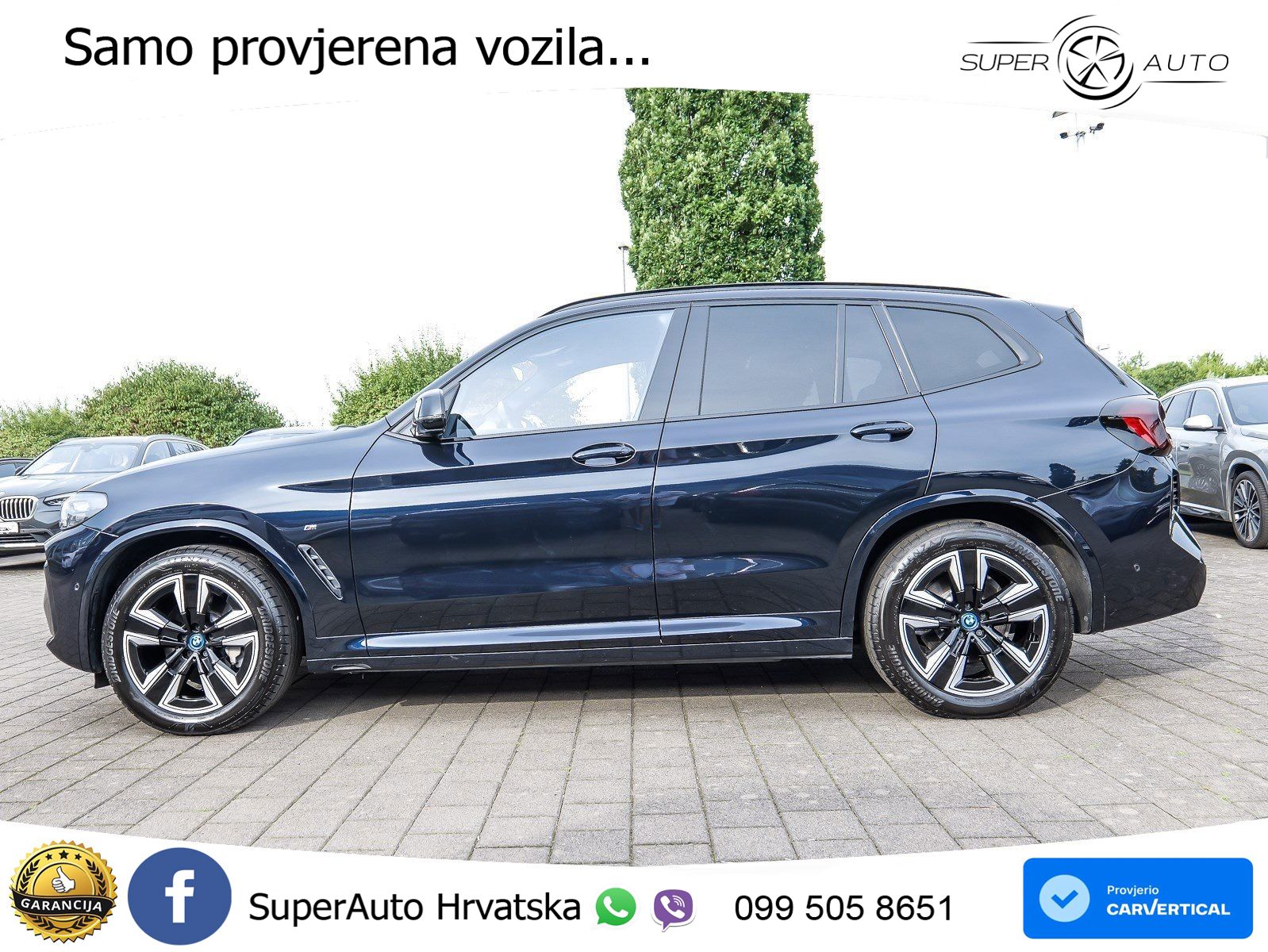 BMW iX3 80 kWh (286 KS) M Sport LED+GR SJED+ACC