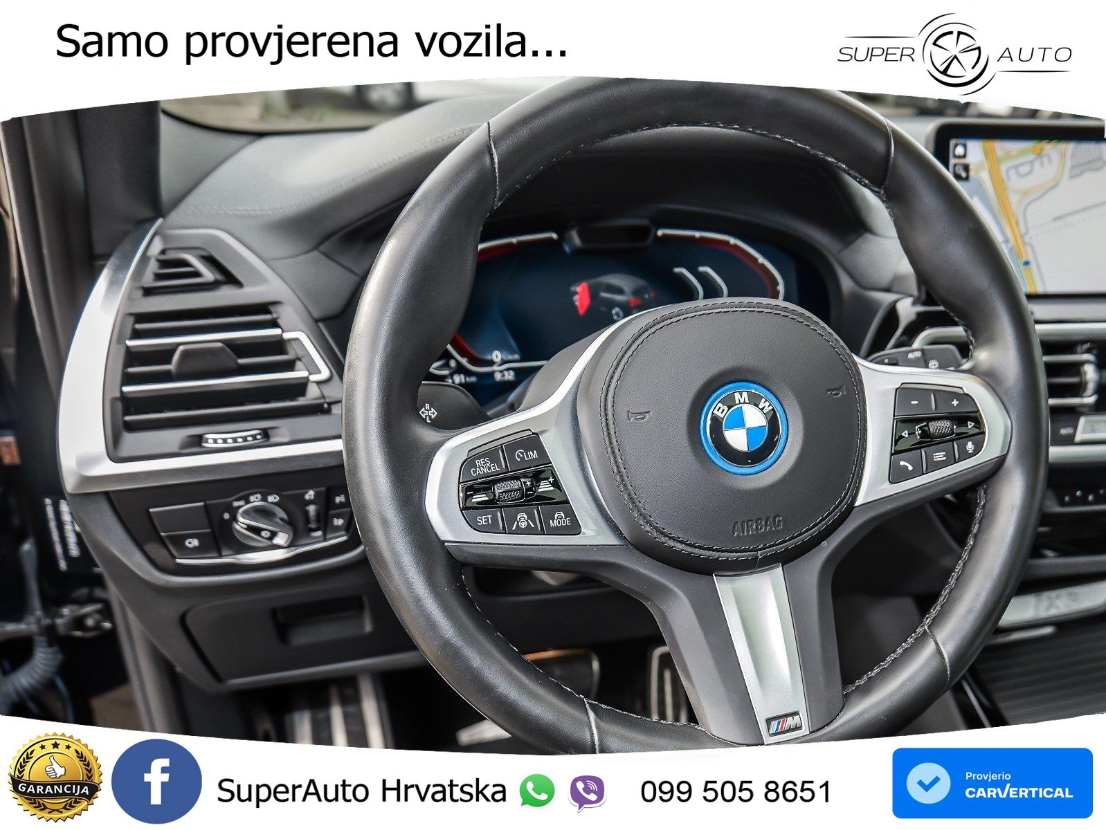 BMW iX3 80 kWh (286 KS) M Sport LED+GR SJED+ACC