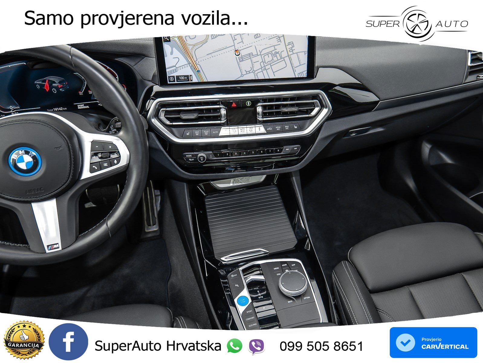 BMW iX3 80 kWh (286 KS) M Sport LED+GR SJED+ACC