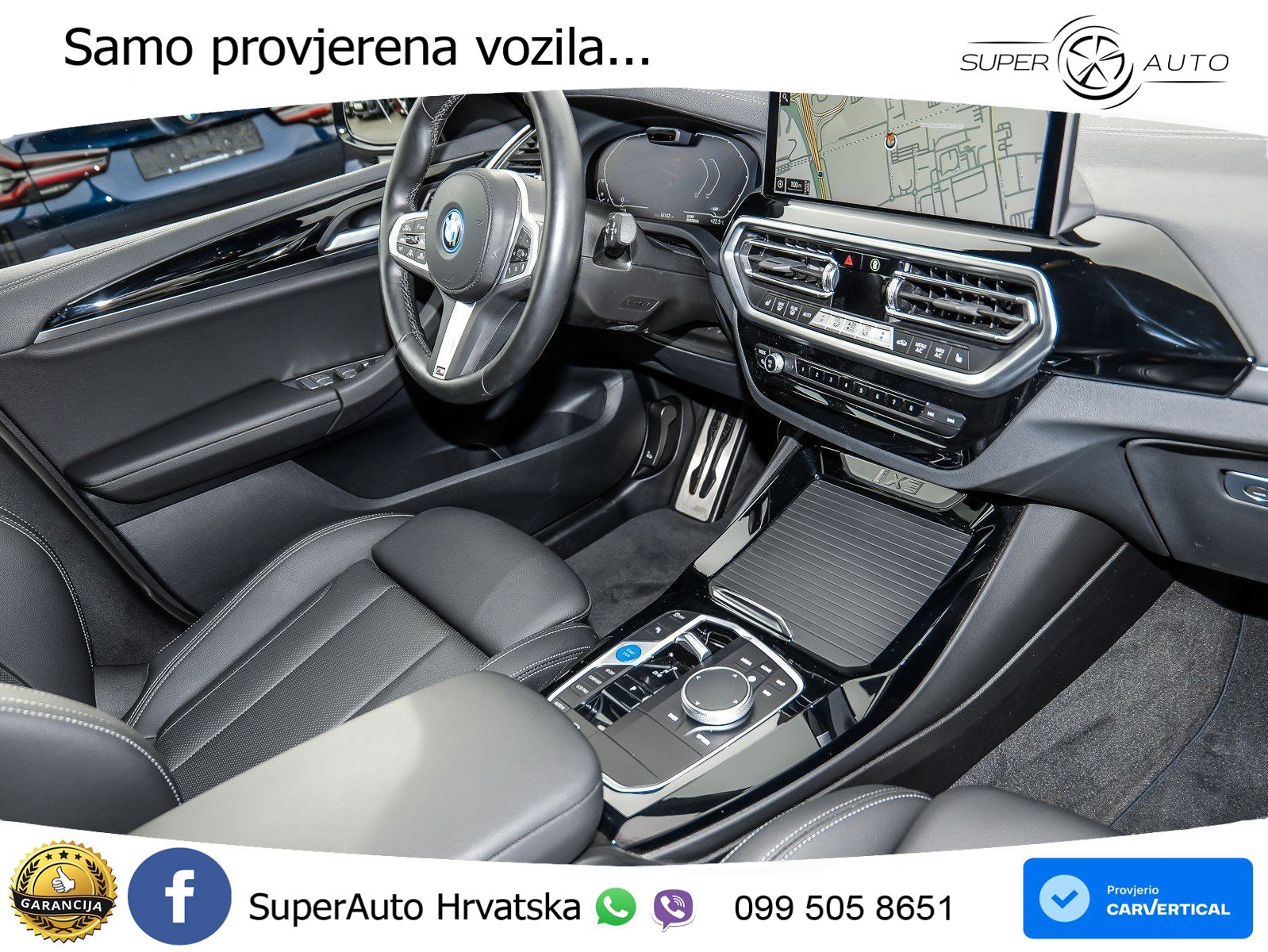 BMW iX3 80 kWh (286 KS) M Sport LED+GR SJED+ACC