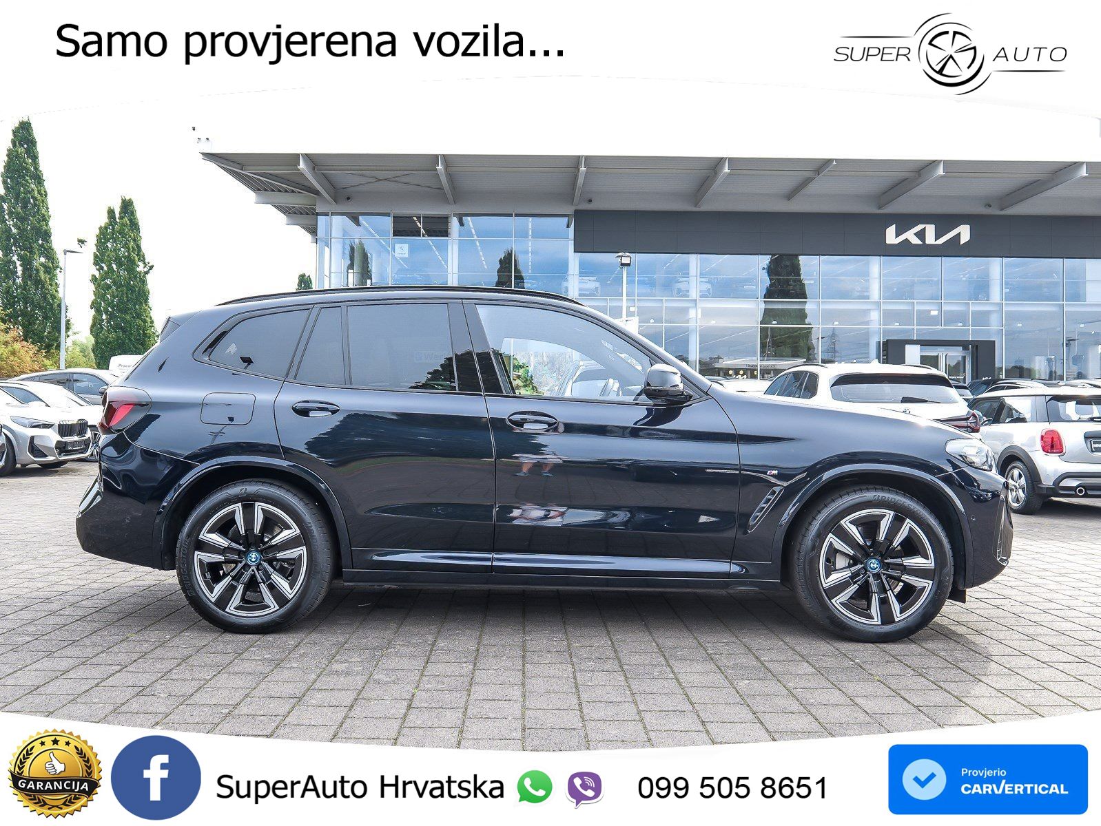 BMW iX3 80 kWh (286 KS) M Sport LED+GR SJED+ACC