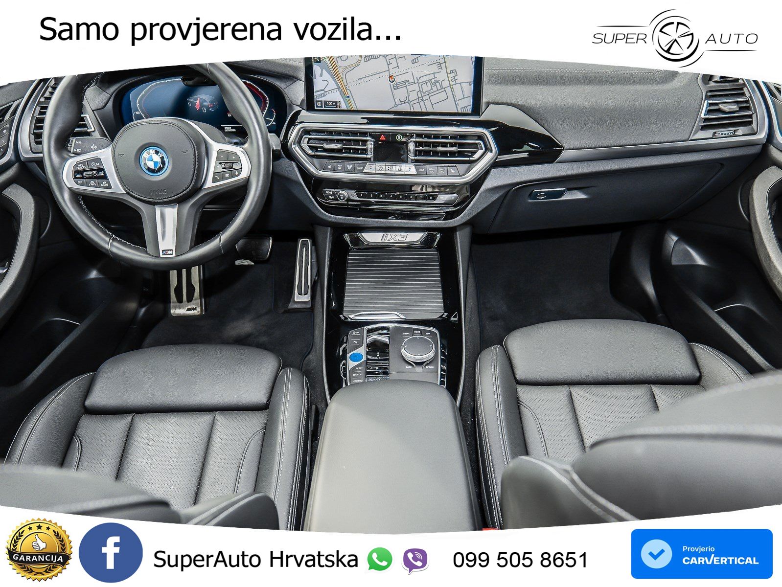 BMW iX3 80 kWh (286 KS) M Sport LED+GR SJED+ACC