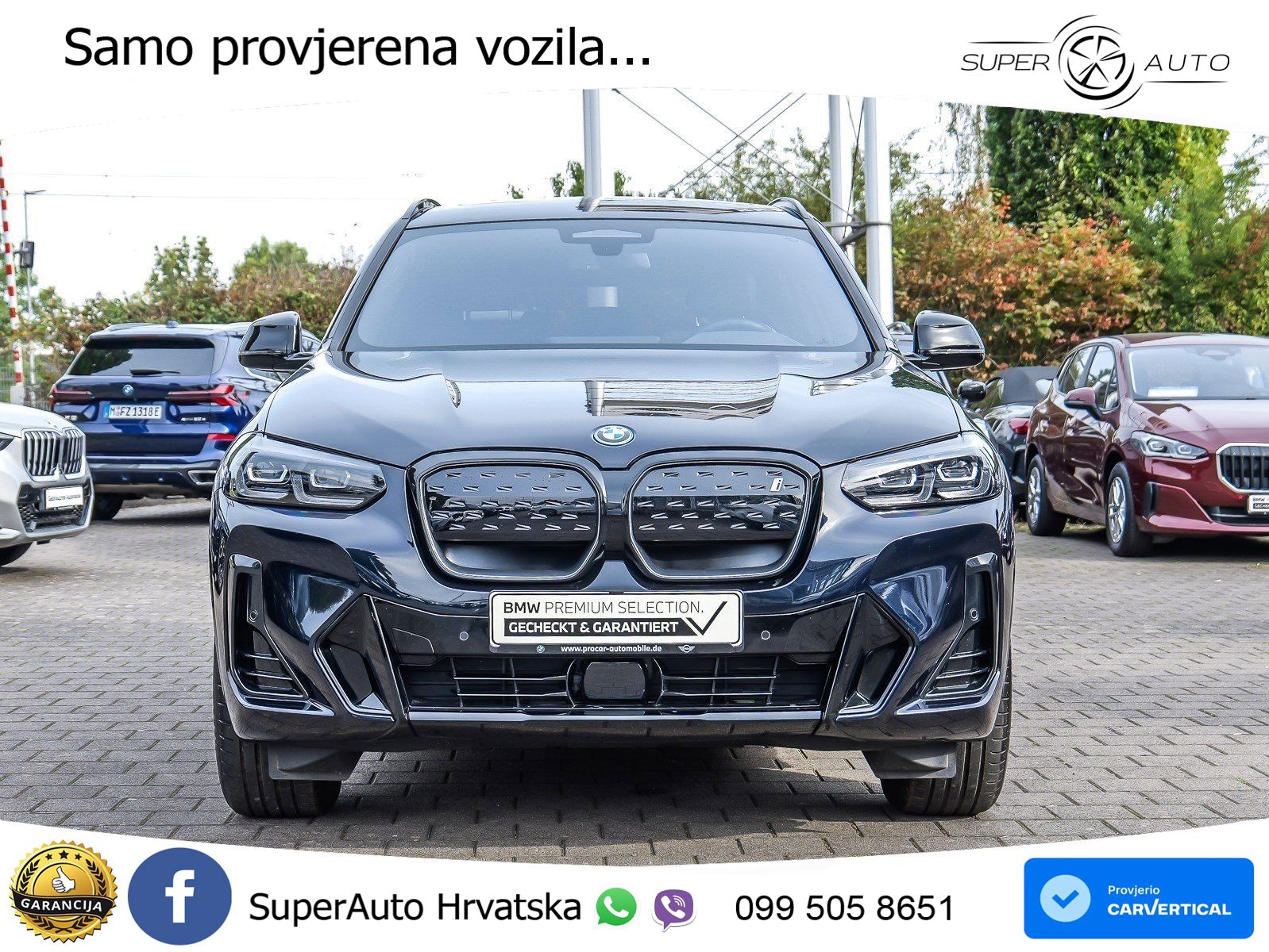 BMW iX3 80 kWh (286 KS) M Sport LED+GR SJED+ACC
