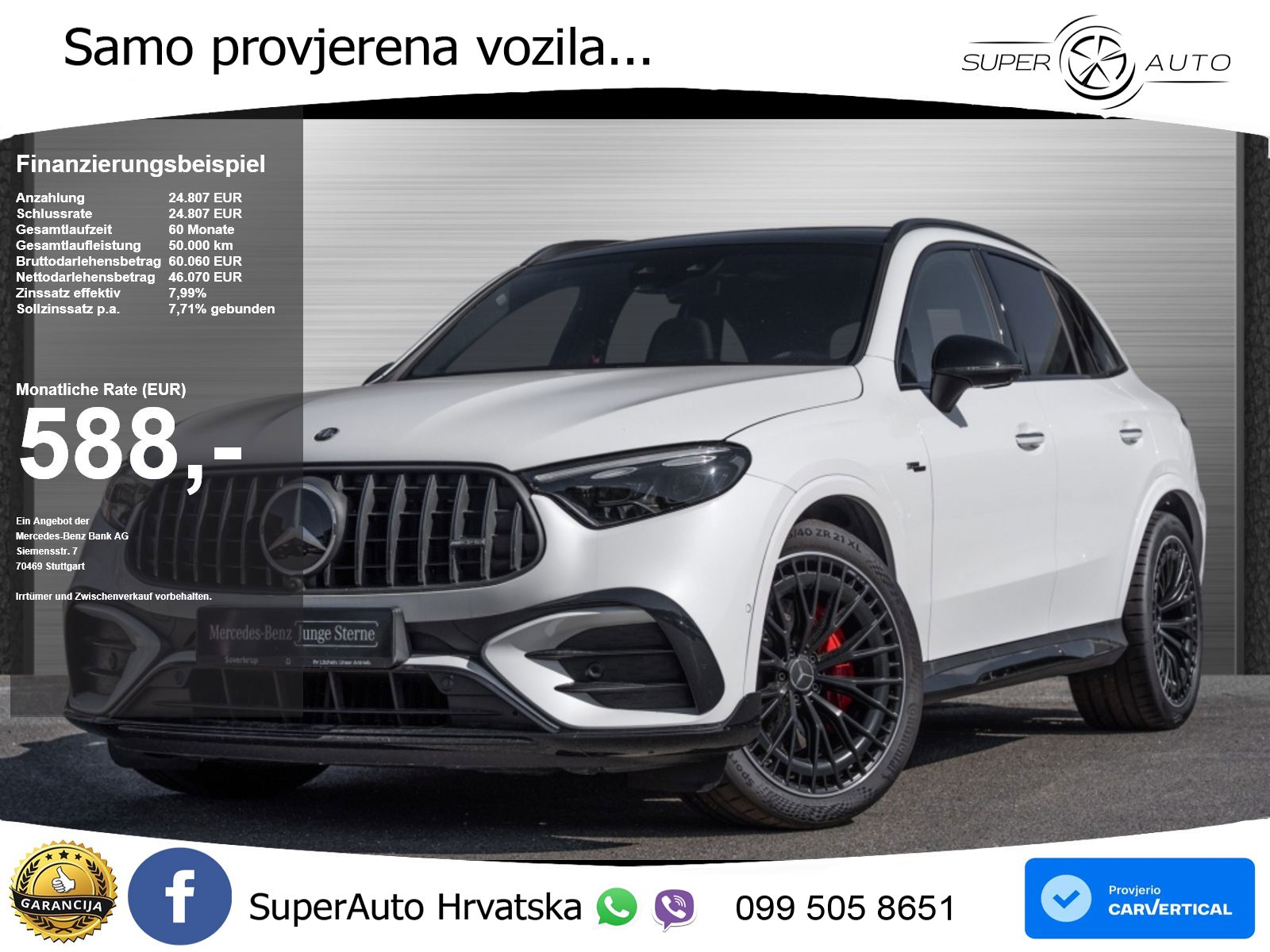 Mercedes AMG GLC 43 (421 KS) 4MATIC AMG SPEEDSHIFT MCT 9G ACC+HEAD+4xGR SJED+360+PANO