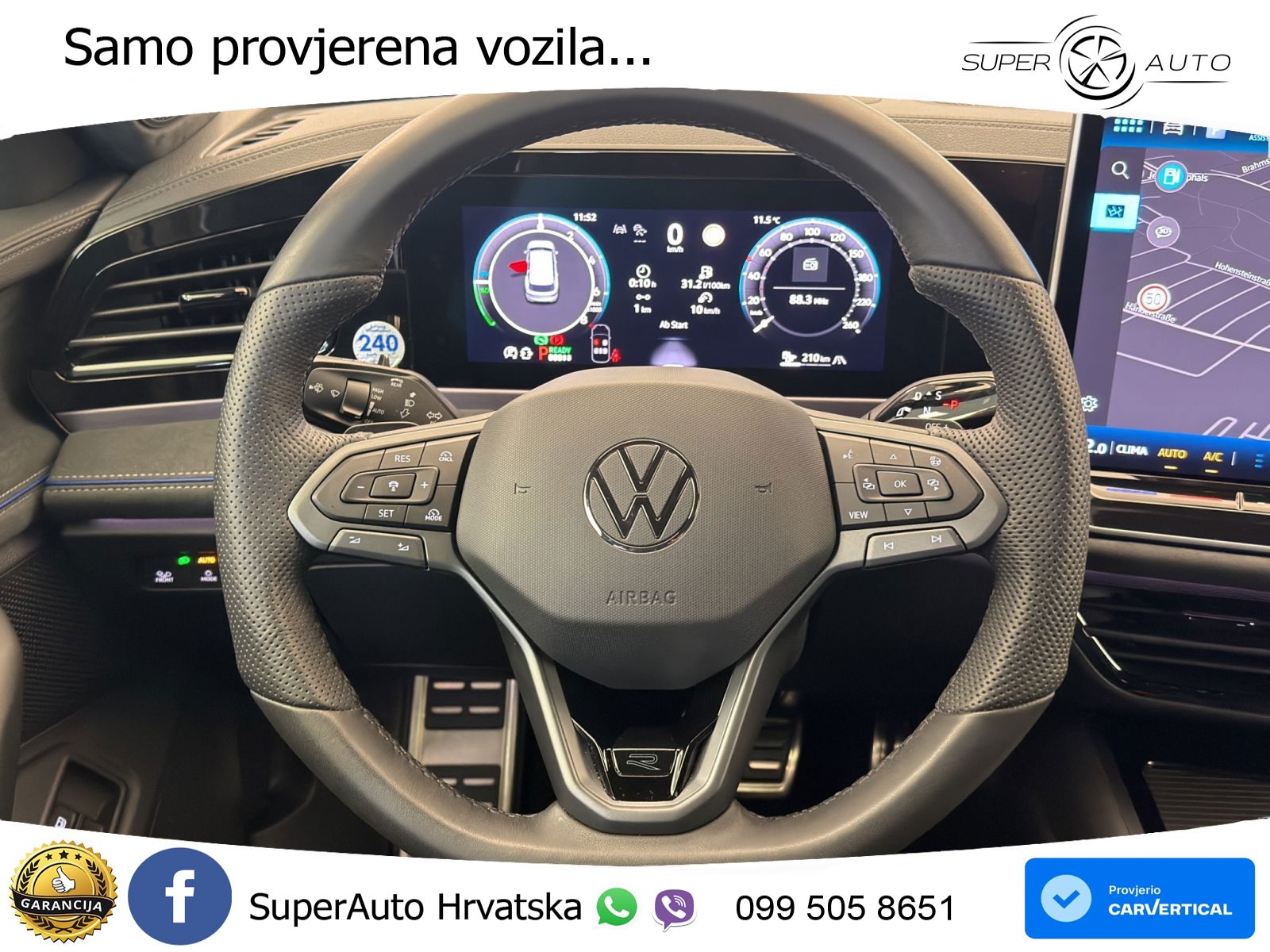 Volkswagen Passat Variant 1.5 TSI (272 KS) eHybrid DSG R-Line LED+GR SJED+ACC