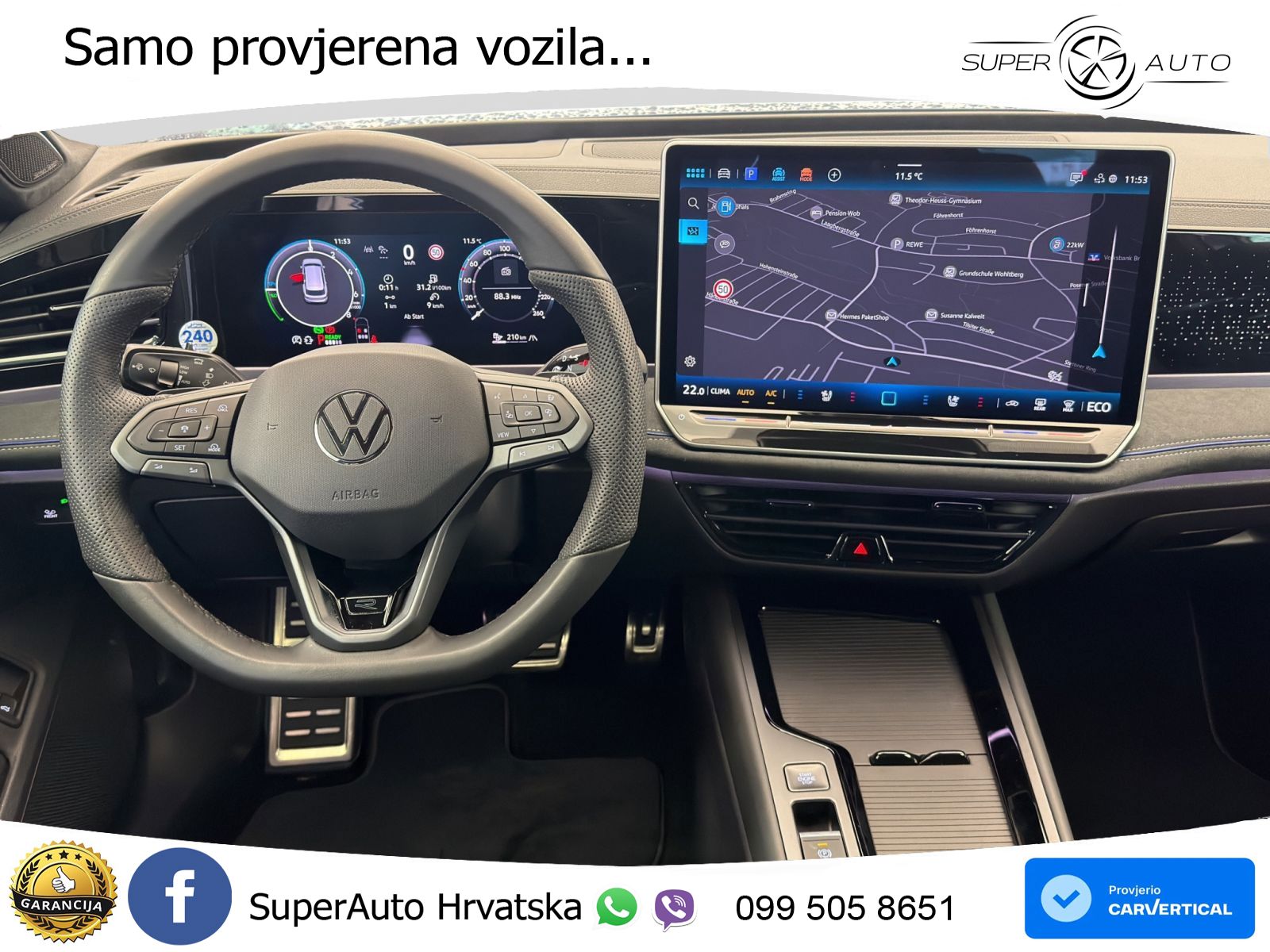 Volkswagen Passat Variant 1.5 TSI (272 KS) eHybrid DSG R-Line LED+GR SJED+ACC