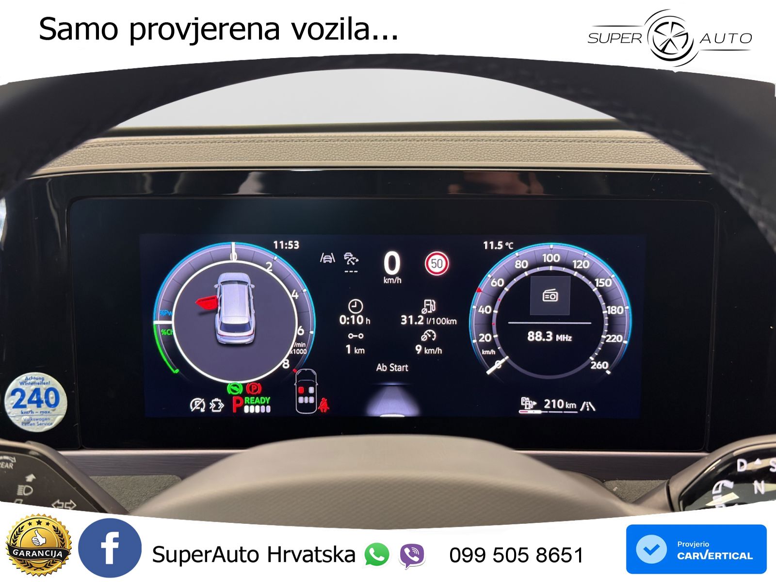 Volkswagen Passat Variant 1.5 TSI (272 KS) eHybrid DSG R-Line LED+GR SJED+ACC