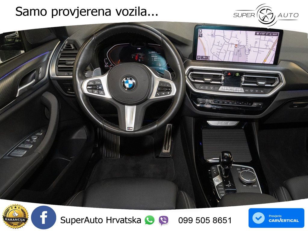 BMW X3 20d xDrive Steptronic M Sport LED+GR SJED+ACC