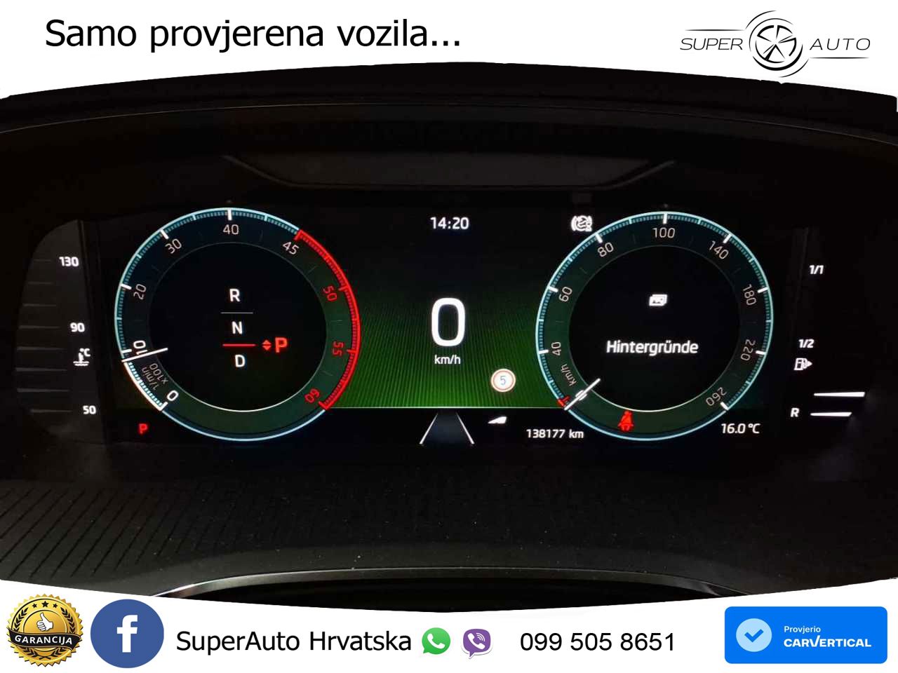 Škoda Octavia Combi 2.0 TDI (150 KS) DSG