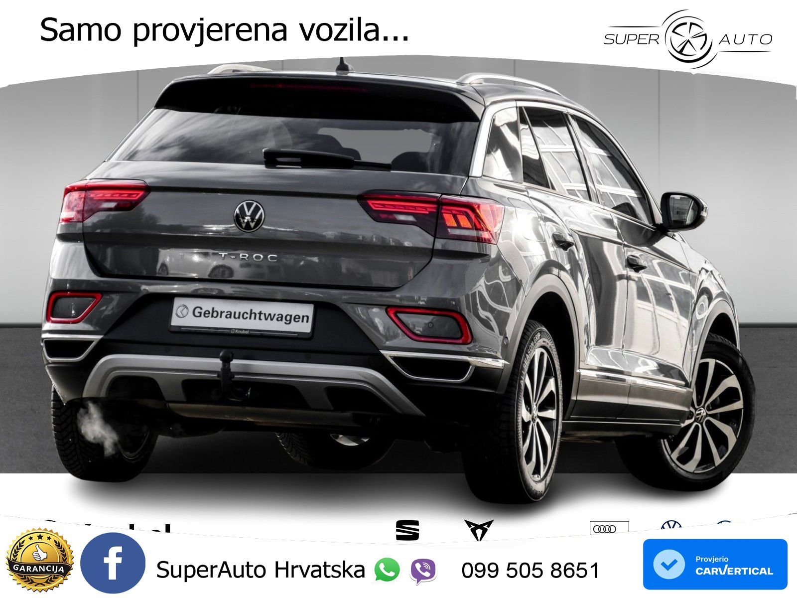 Volkswagen T-Roc 1.5 TSI (150 KS) LED+GR SJED+ACC