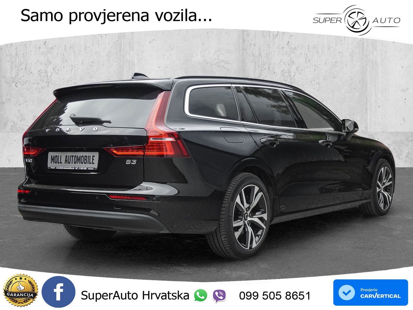 Volvo V60 2.0 B3 DCT LED+GR SJED+ACC