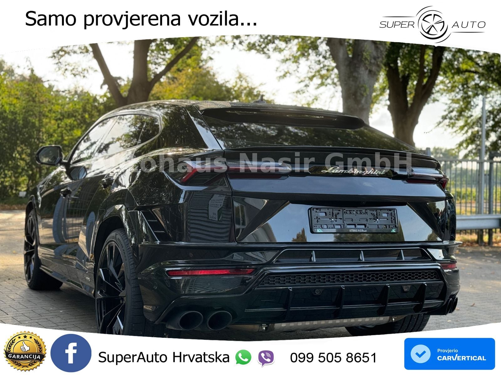 Lamborghini Urus S 4.0 V8 (666 KS) 4WD Automatic ACC+HEAD+GR SJED+360+PANO