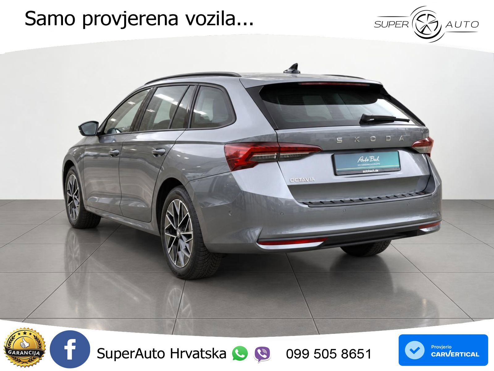 Škoda Octavia Combi 2.0 TDI (150 KS) DSG LED+GR SJED+ACC