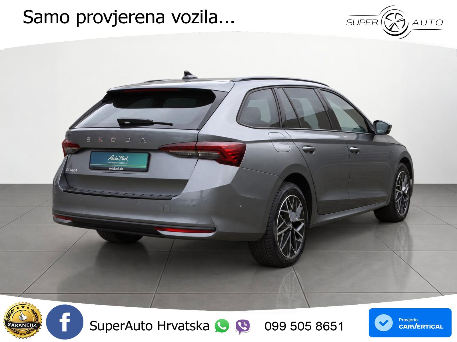 Škoda Octavia Combi 2.0 TDI (150 KS) DSG LED+GR SJED+ACC