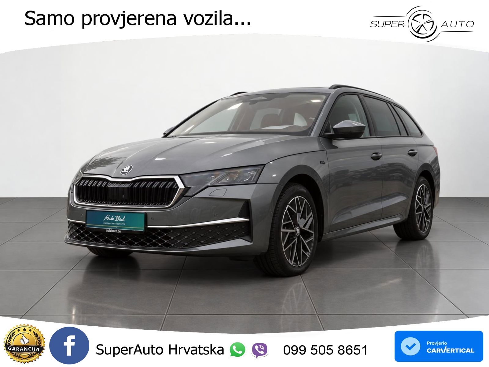 Škoda Octavia Combi 2.0 TDI (150 KS) DSG LED+GR SJED+ACC