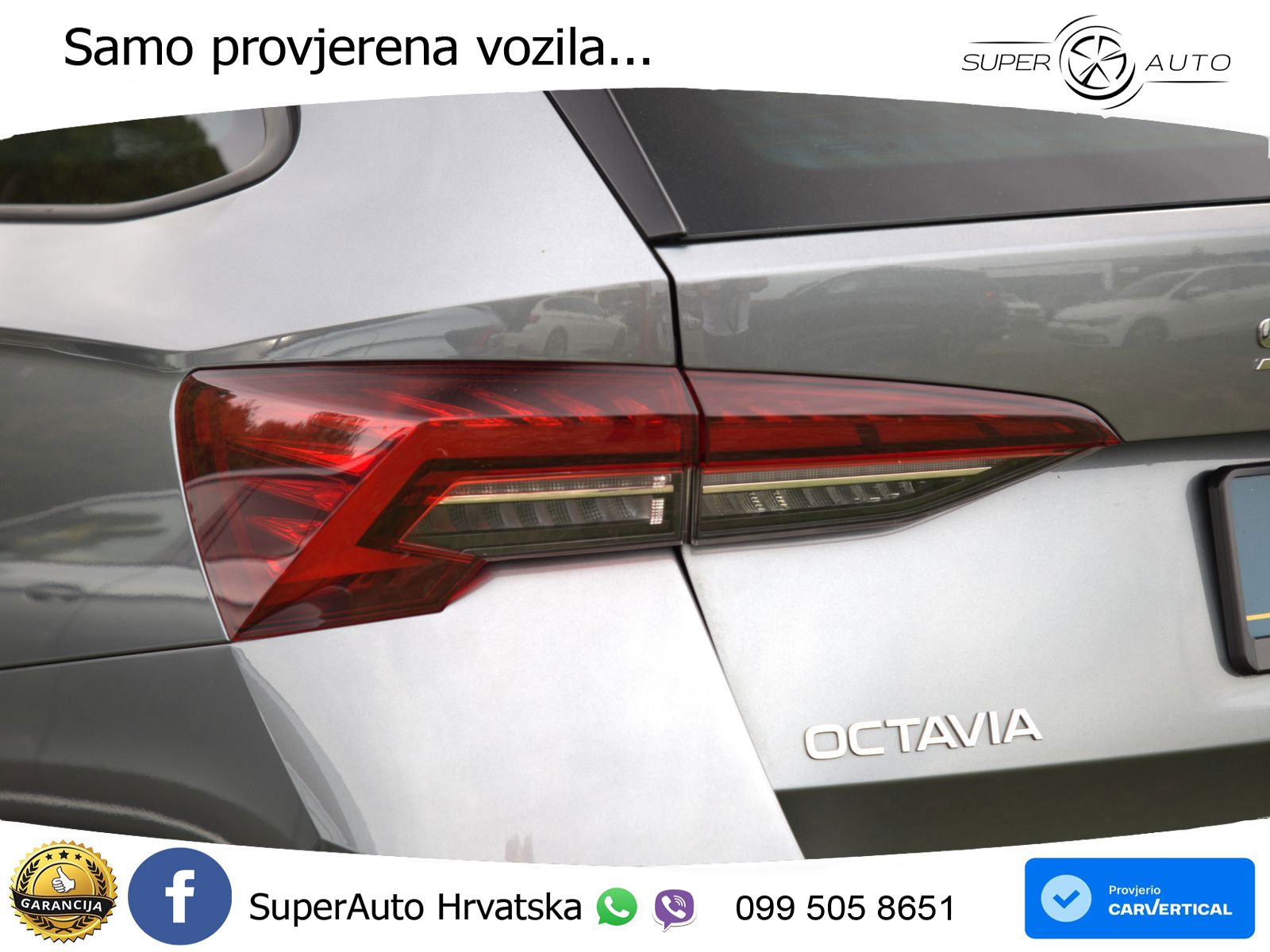Škoda Octavia Combi 2.0 TDI (150 KS) DSG LED+GR SJED+ACC