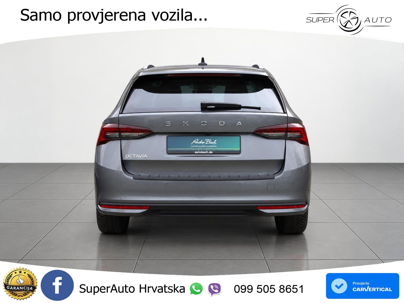 Škoda Octavia Combi 2.0 TDI (150 KS) DSG LED+GR SJED+ACC