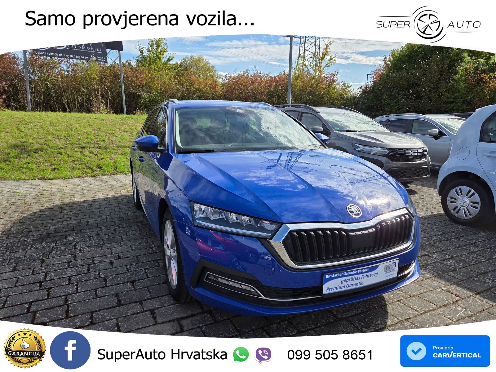 Škoda Octavia Combi 2.0 TDI (150 KS) DSG LED+GR SJED+ACC