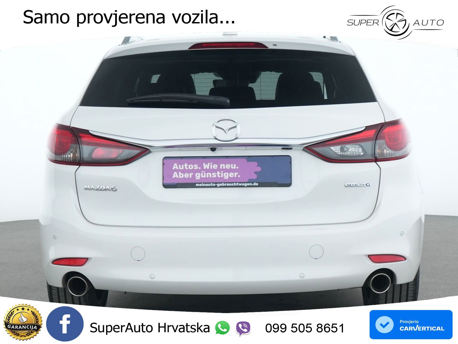 Mazda 6 Sport Combi 2.5 SKYACTIV-G (194 KS) SKYACTIV-Drive MATRIX+GR SJED+KAM