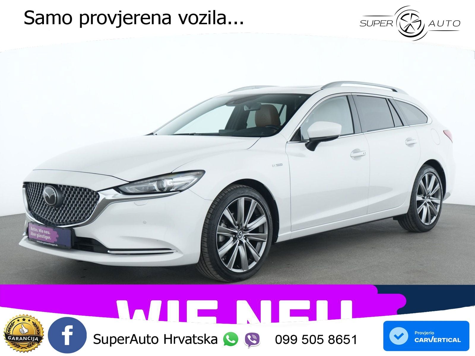 Mazda 6 Sport Combi 2.5 SKYACTIV-G (194 KS) SKYACTIV-Drive MATRIX+GR SJED+KAM