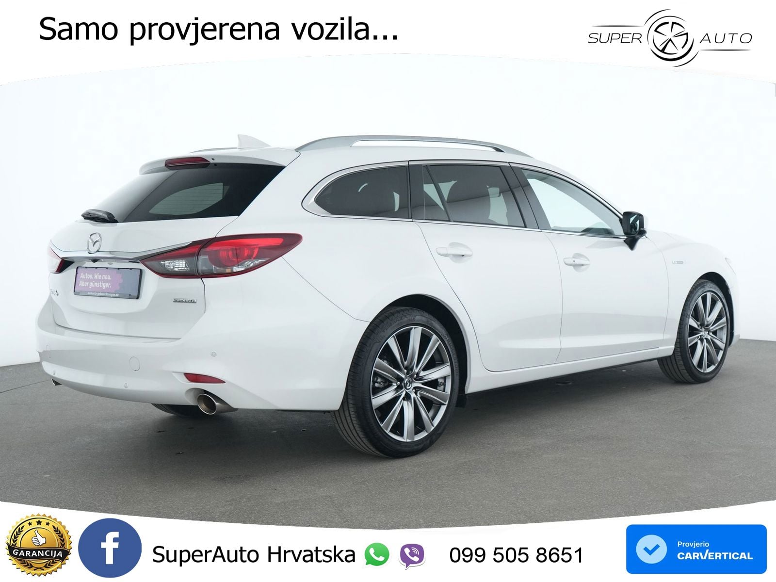 Mazda 6 Sport Combi 2.5 SKYACTIV-G (194 KS) SKYACTIV-Drive MATRIX+GR SJED+KAM