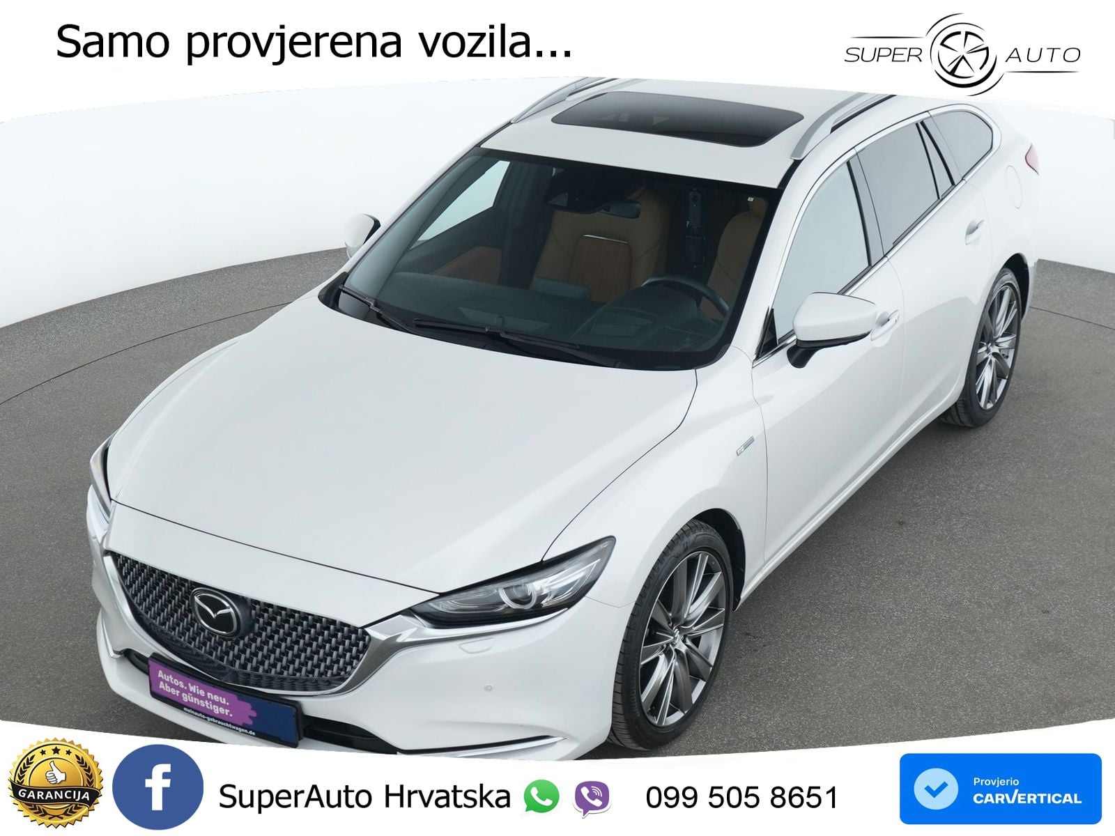 Mazda 6 Sport Combi 2.5 SKYACTIV-G (194 KS) SKYACTIV-Drive MATRIX+GR SJED+KAM