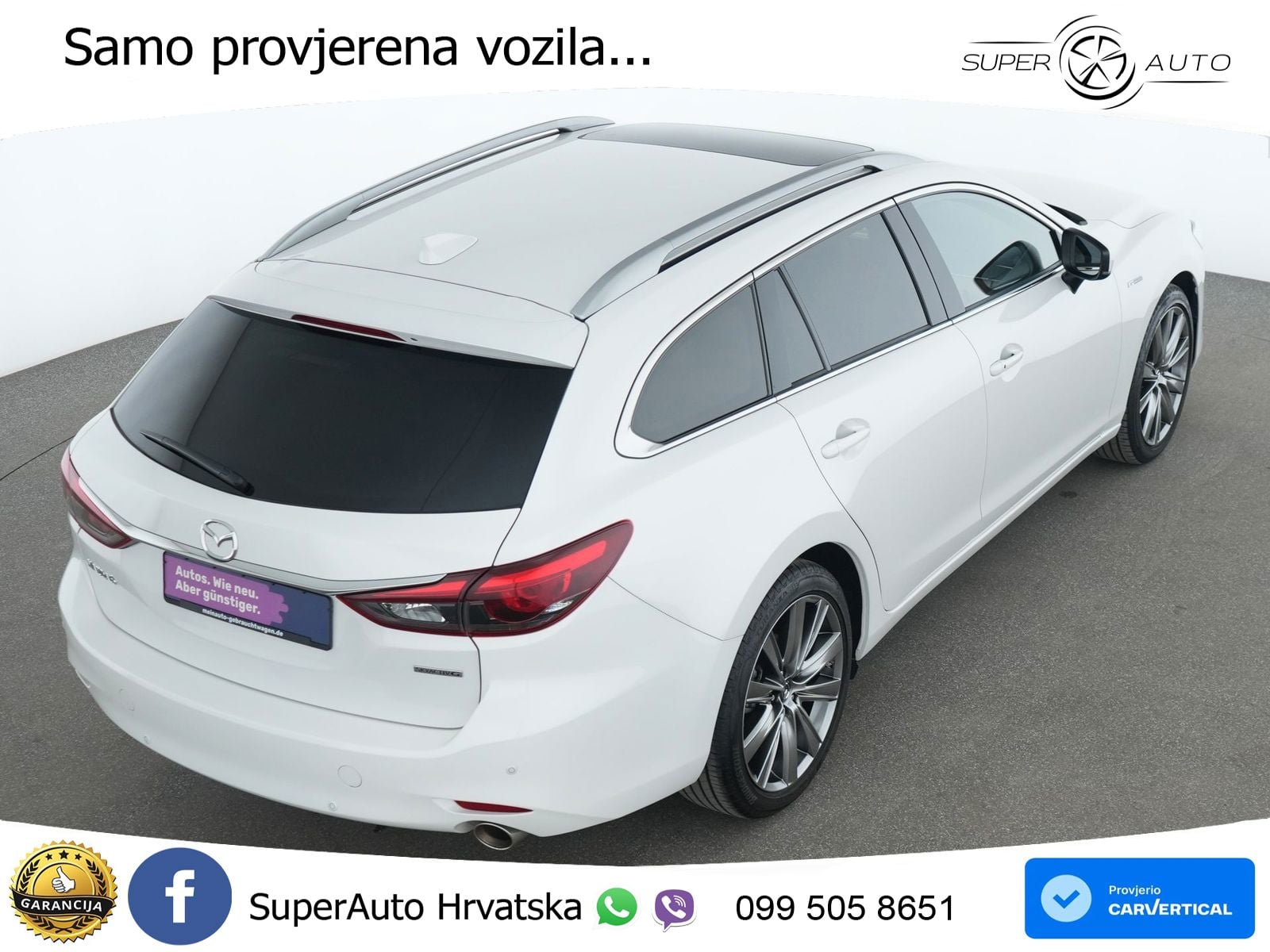 Mazda 6 Sport Combi 2.5 SKYACTIV-G (194 KS) SKYACTIV-Drive MATRIX+GR SJED+KAM