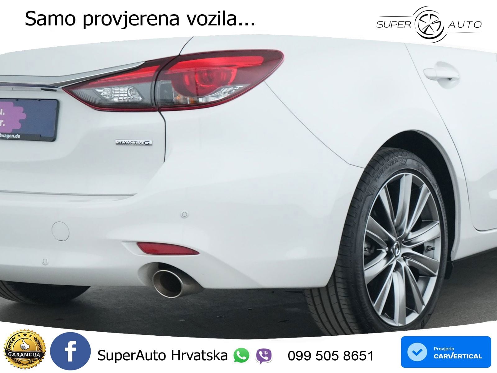 Mazda 6 Sport Combi 2.5 SKYACTIV-G (194 KS) SKYACTIV-Drive MATRIX+GR SJED+KAM