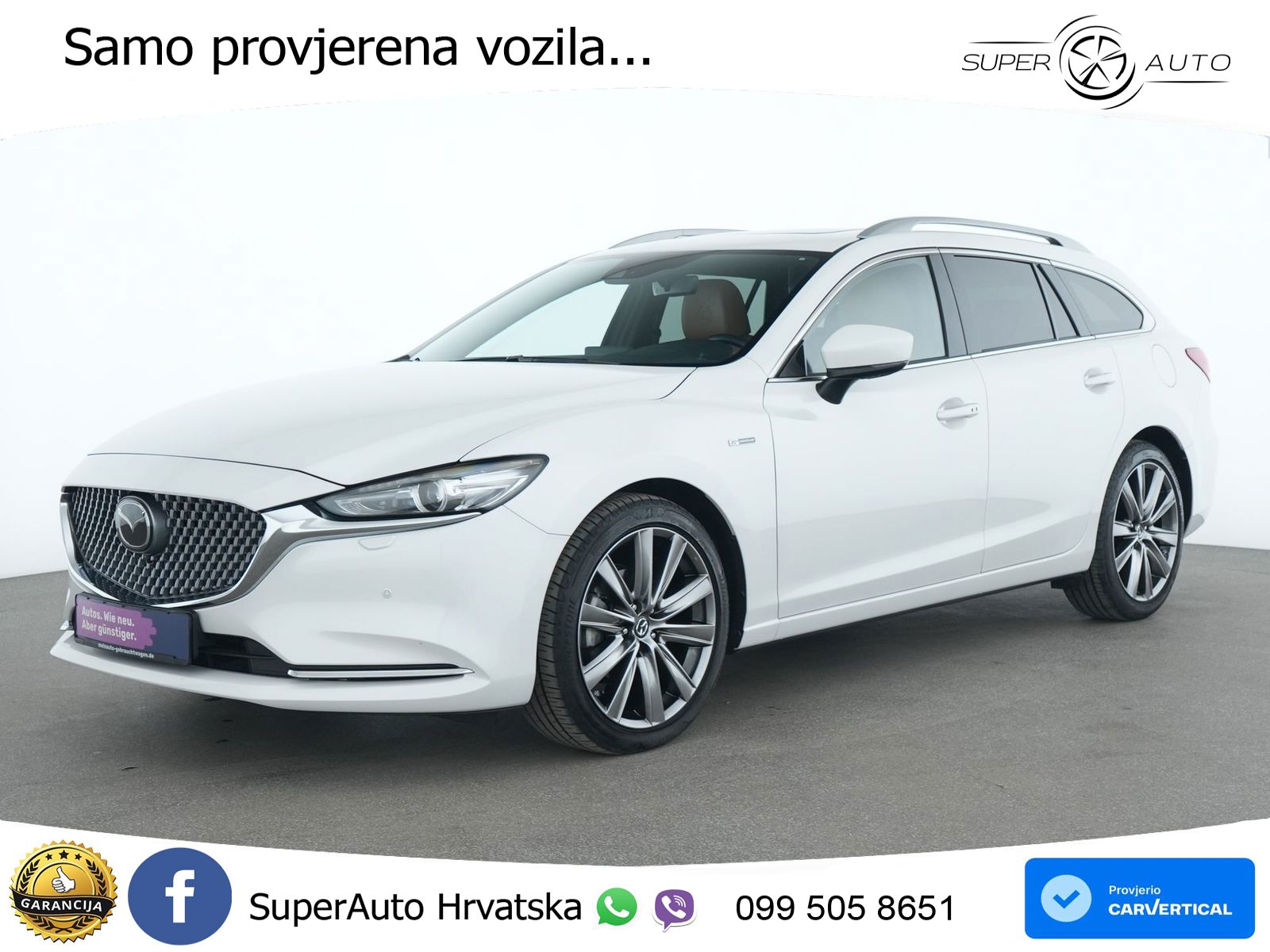 Mazda 6 Sport Combi 2.5 SKYACTIV-G (194 KS) SKYACTIV-Drive MATRIX+GR SJED+KAM