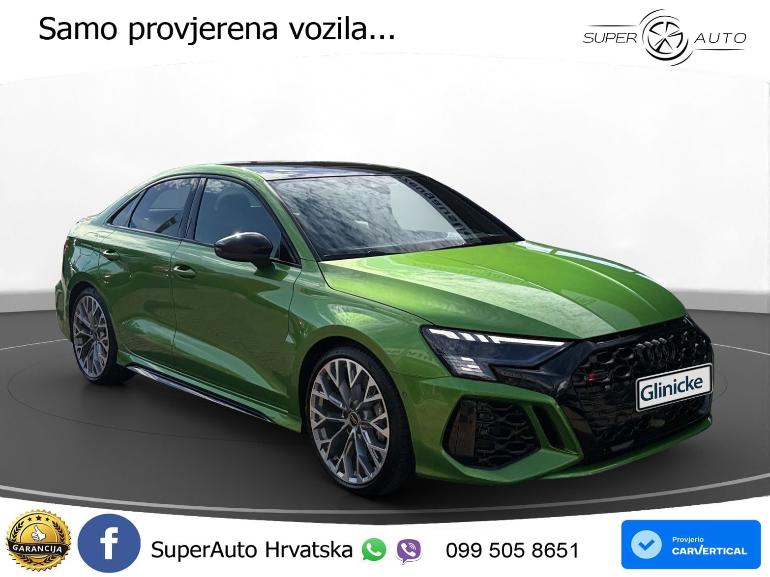 Audi RS3 Sedan 2.5 TFSI (400 KS) quattro S tronic MATRIX+GR SJED+KAM