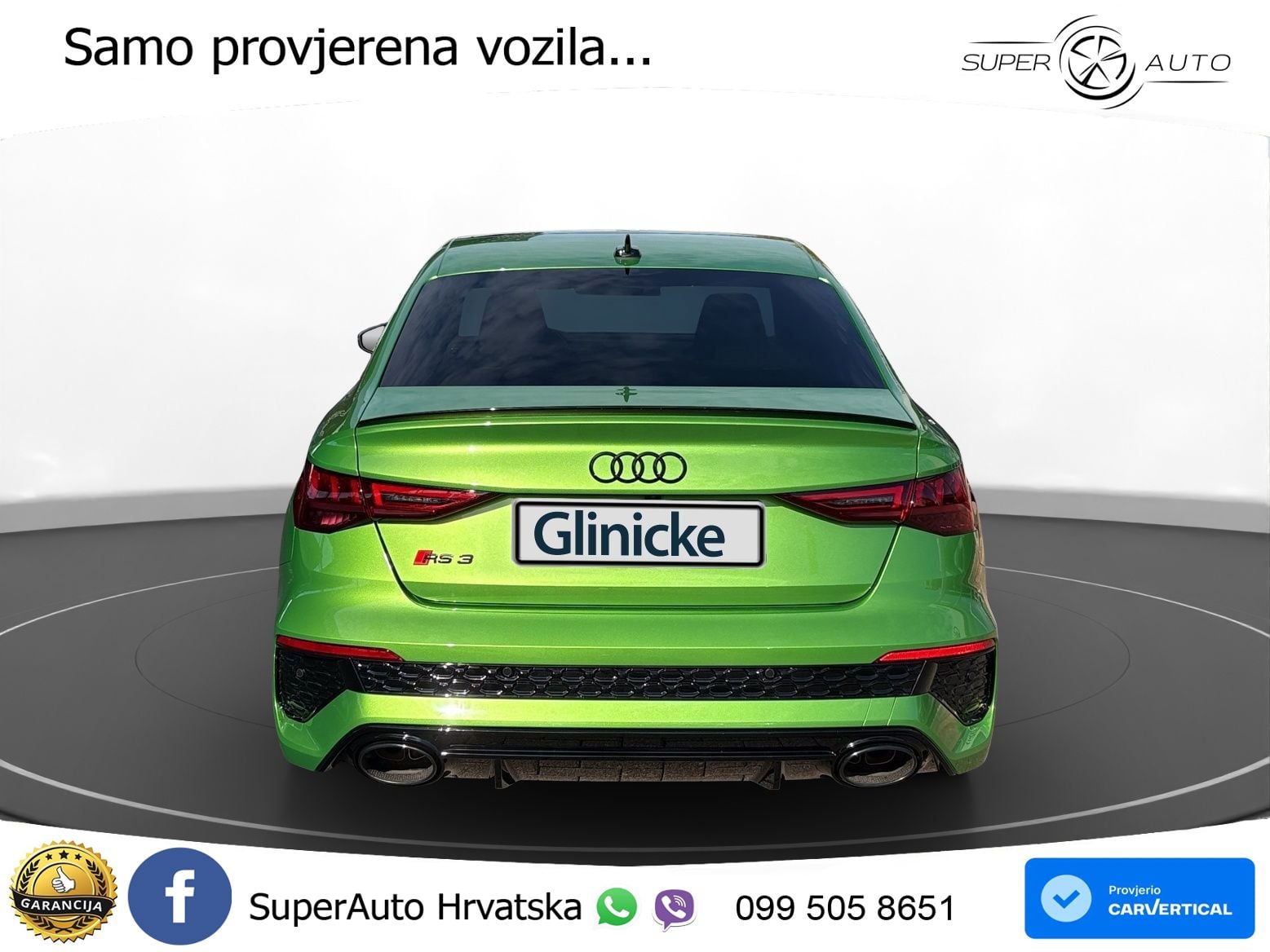 Audi RS3 Sedan 2.5 TFSI (400 KS) quattro S tronic MATRIX+GR SJED+KAM