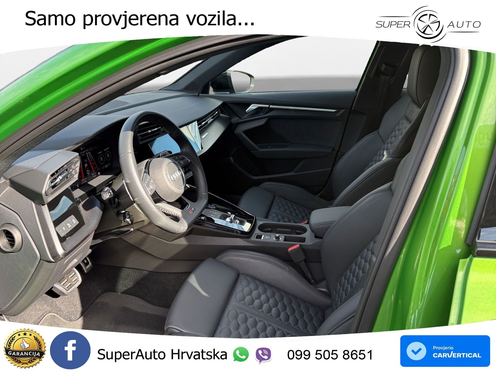 Audi RS3 Sedan 2.5 TFSI (400 KS) quattro S tronic MATRIX+GR SJED+KAM