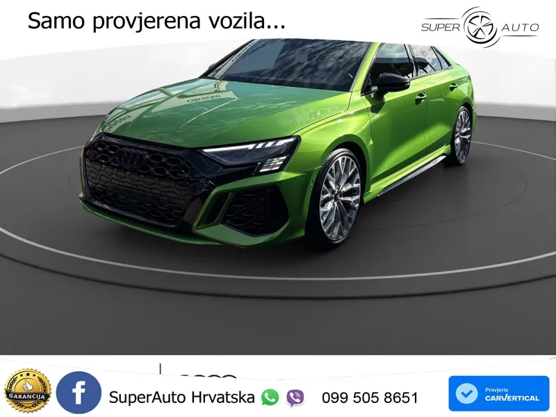 Audi RS3 Sedan 2.5 TFSI (400 KS) quattro S tronic MATRIX+GR SJED+KAM