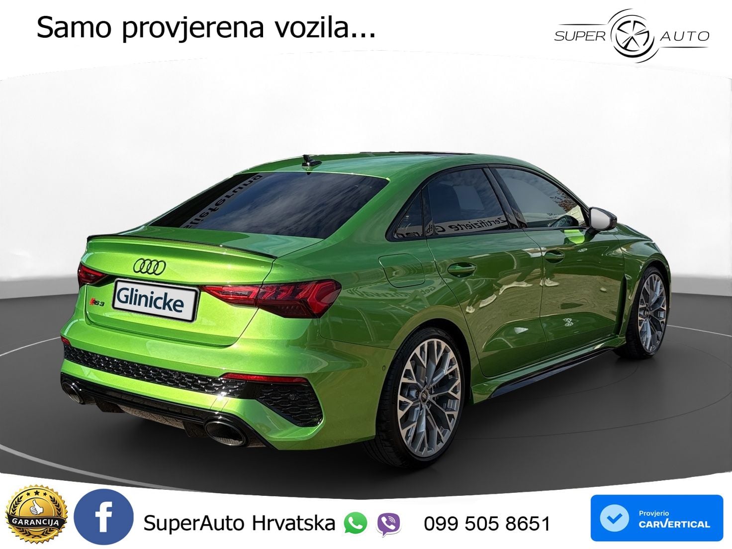 Audi RS3 Sedan 2.5 TFSI (400 KS) quattro S tronic MATRIX+GR SJED+KAM