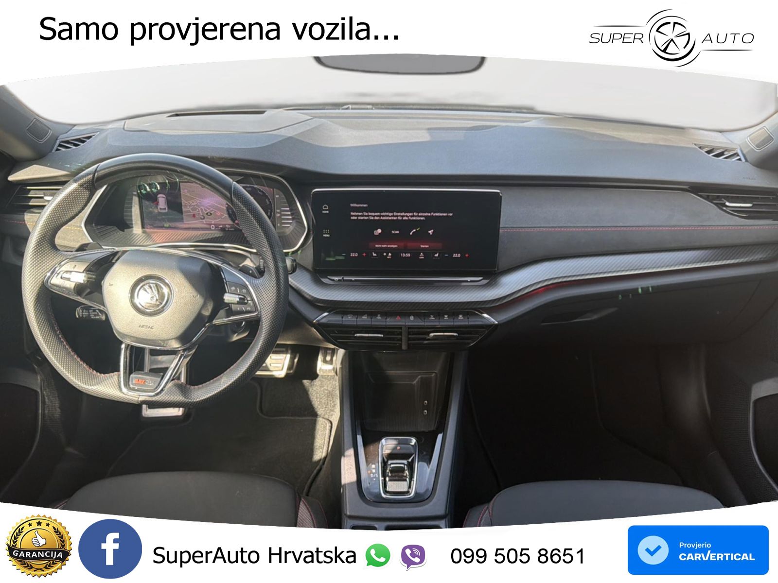 Škoda Octavia Combi RS 2.0 TDI (200 KS) DSG LED+GR SJED+ACC