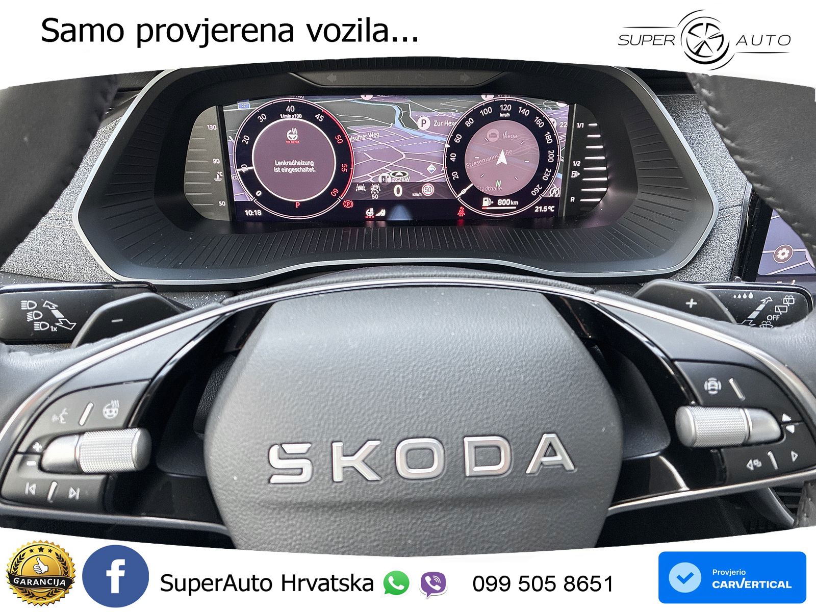 Škoda Octavia Combi 2.0 TDI (150 KS) DSG LED+GR SJED+ACC