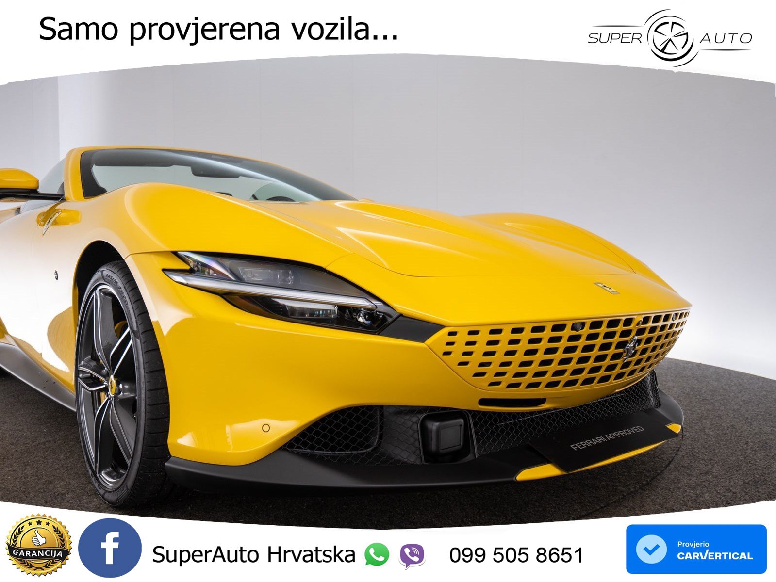Ferrari Roma 3.9 V8 (620 KS) DCT LED+ACC