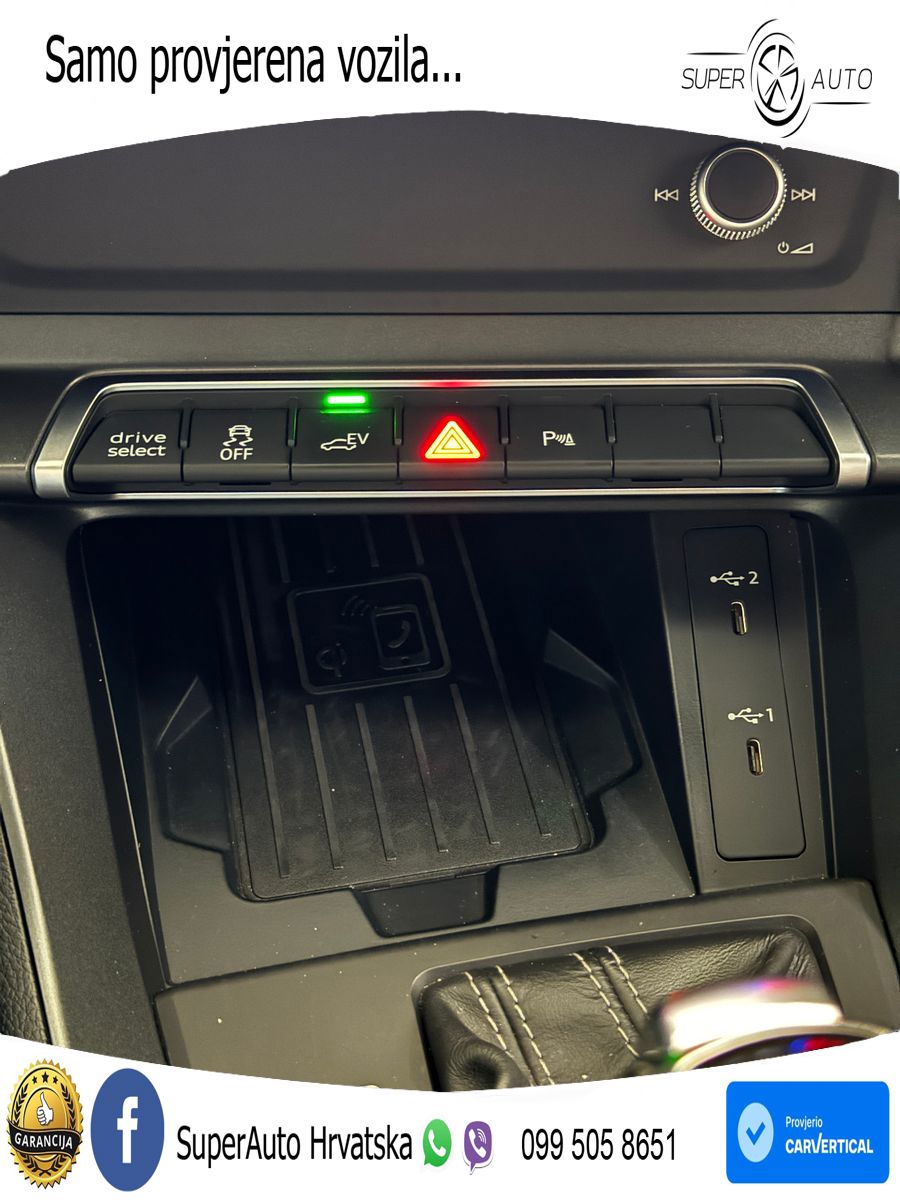 Audi Q3 45 TFSIe (245 KS) S tronic S line ZRAČNI+ACC+GR SJED+KAM