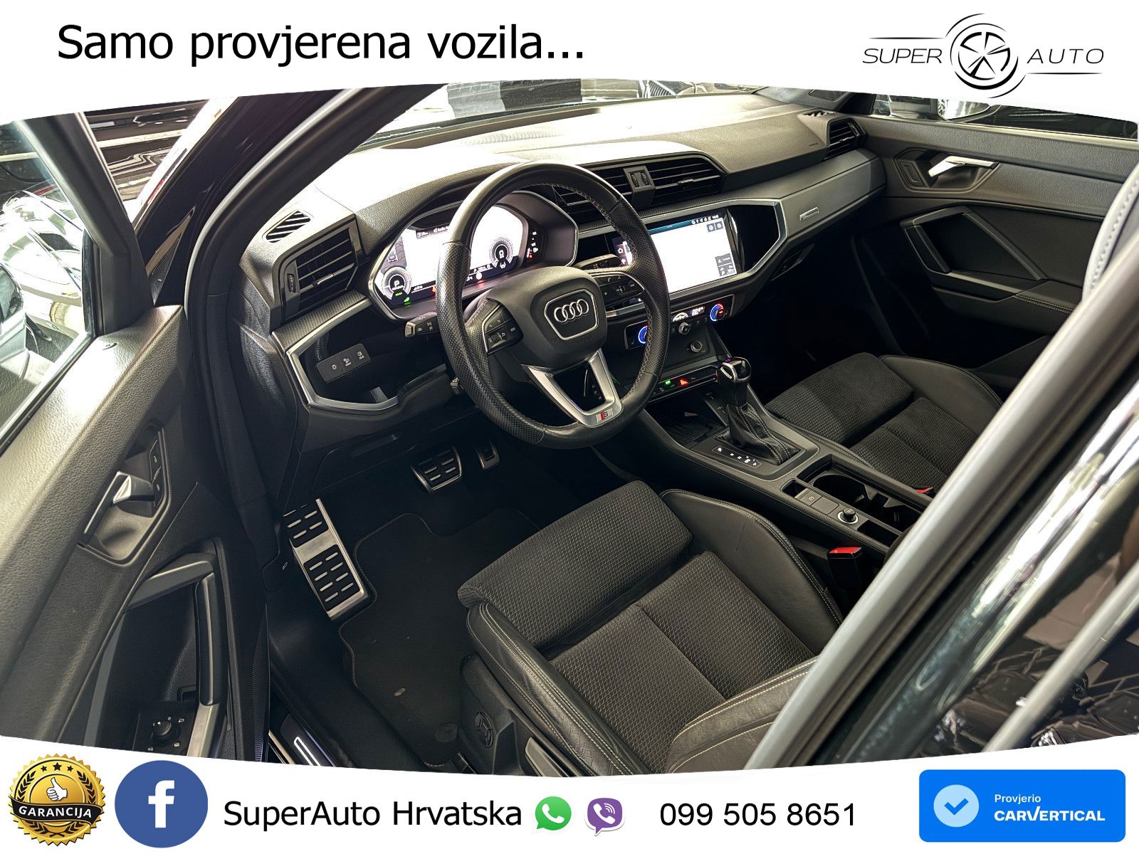 Audi Q3 45 TFSIe (245 KS) S tronic S line ZRAČNI+ACC+GR SJED+KAM