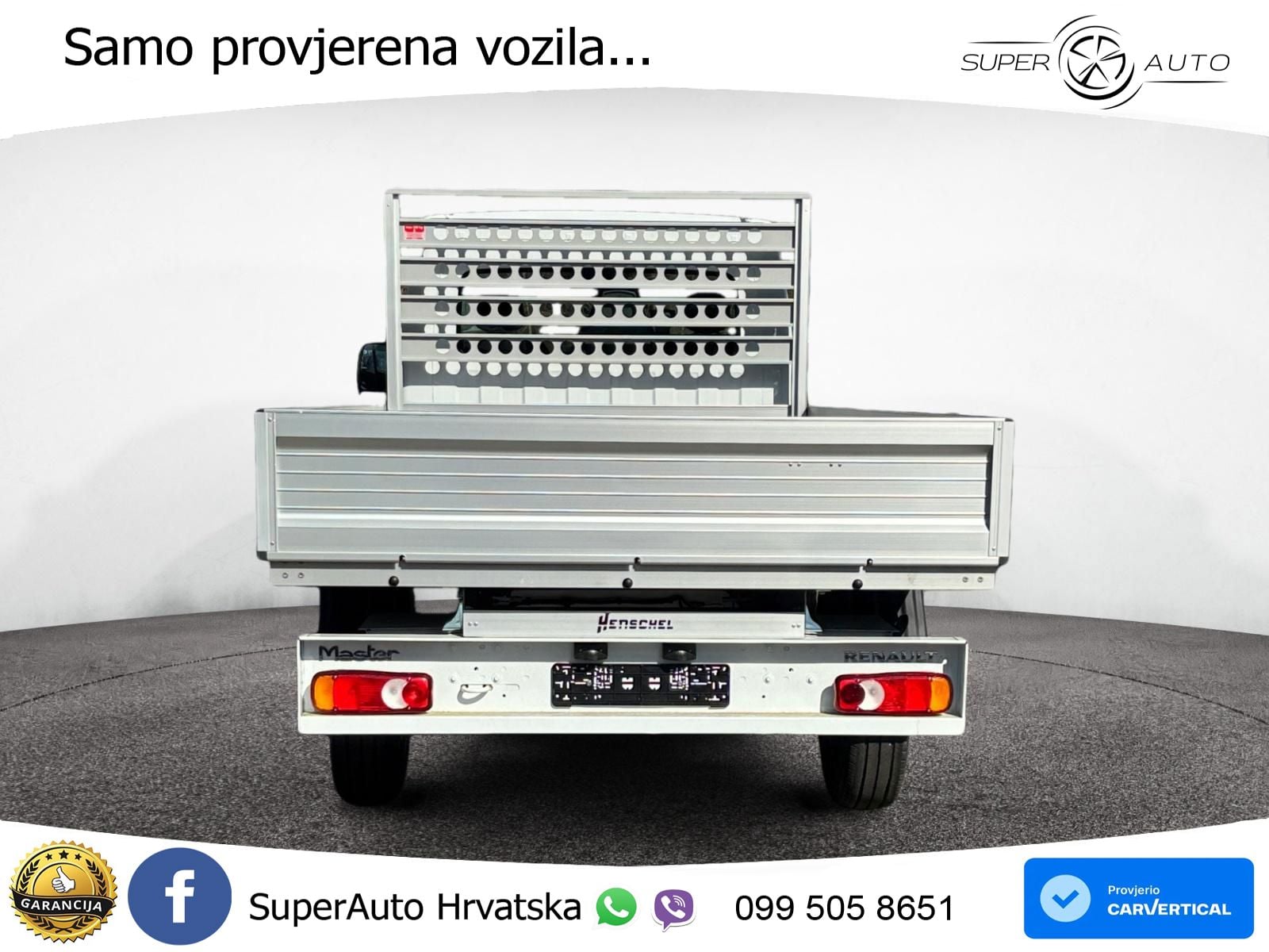 Renault MASTER Fahrgestell Pritsche Einzelkabine ALU L3H 145 KS