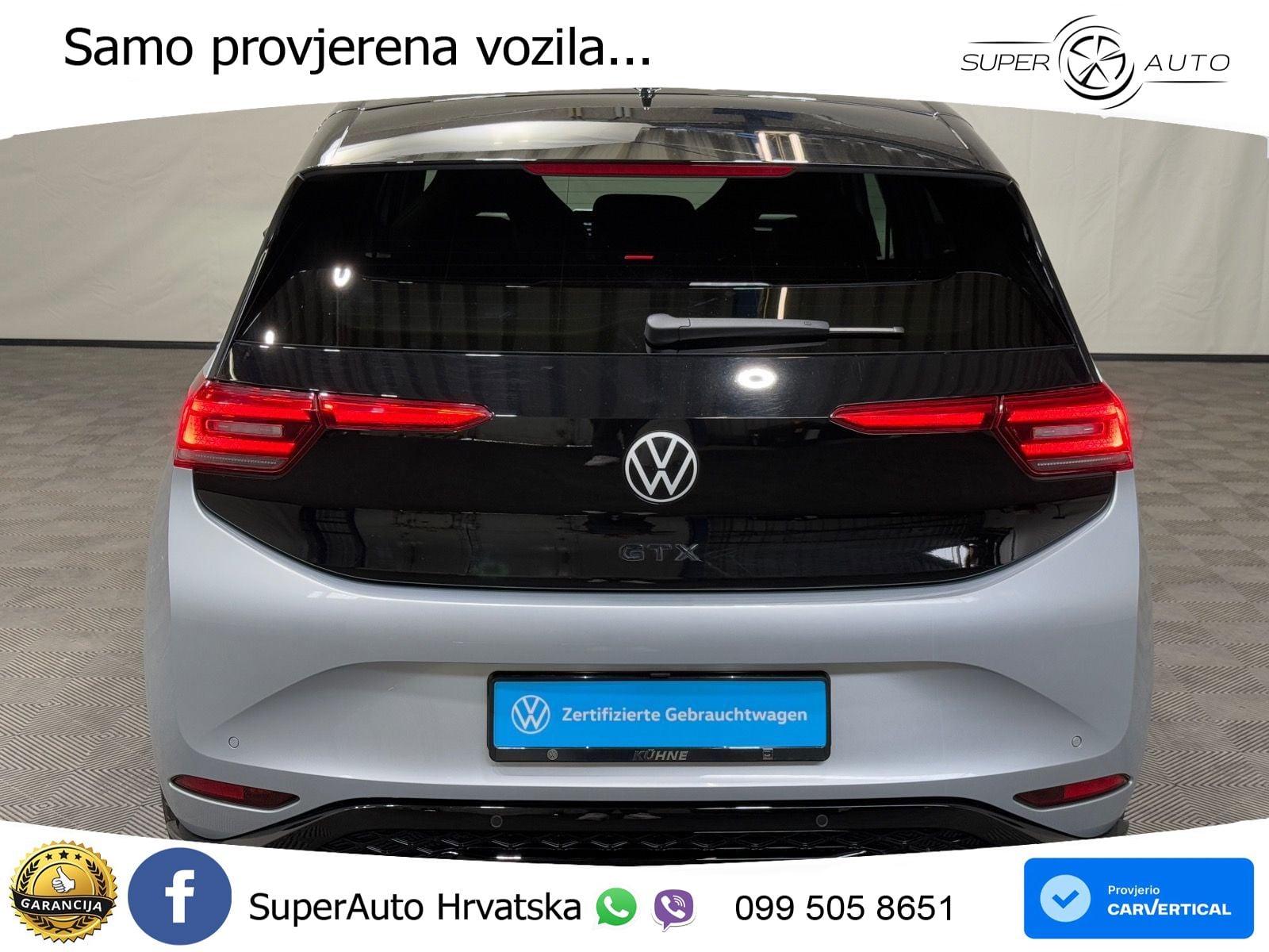 Volkswagen ID.3 GTX Performance 84 kWh (326 KS) LED+GR SJED+ACC