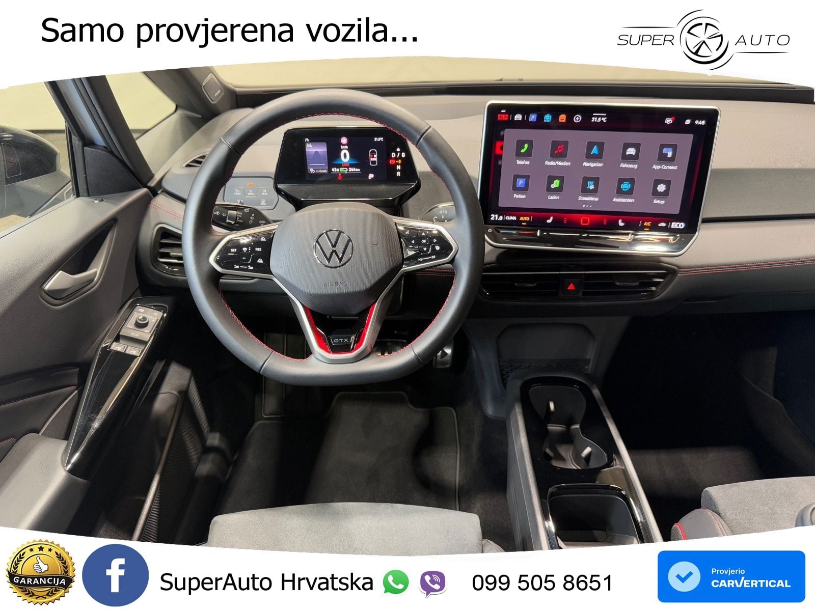 Volkswagen ID.3 GTX Performance 84 kWh (326 KS) LED+GR SJED+ACC